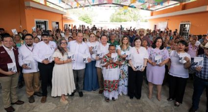 Mujeres del campo yucateco reciben certeza jurídica con entrega de certificados agrarios en Tizimín