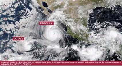 Claudia Sheinbaum alerta sobre fortalecimiento del huracán Priscilla