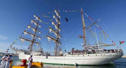Yucatán recibe al Buque Escuela Velero Cuauhtémoc