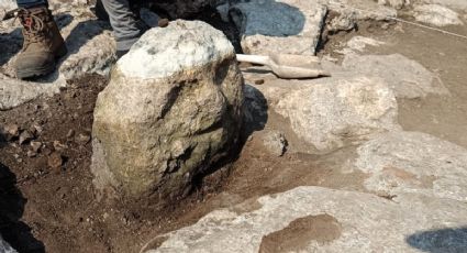 Descubren en Yucatán una misteriosa escultura maya con más de 2 mil años de antigüedad