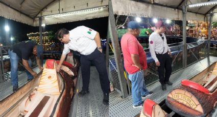 ¿Hubo una falla mecánica en un juego de la Feria de Xmatkuil? Esto dijo Protección Civil