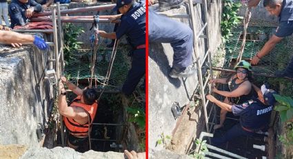 Turistas se quedan atrapados por horas en cenote de Motul: así se vivió el momento de su rescate