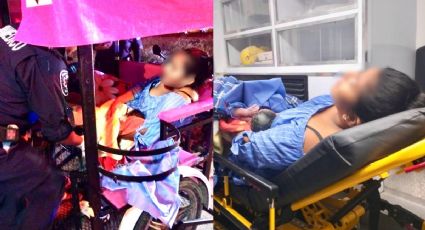 Kanasín: joven da a luz en un mototaxi; paramédicos municipales realizan parto de emergencia