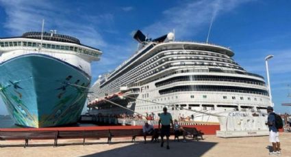 Yucatán cerrará el 2025 con 19 cruceros en diciembre y un nuevo récord de pasajeros