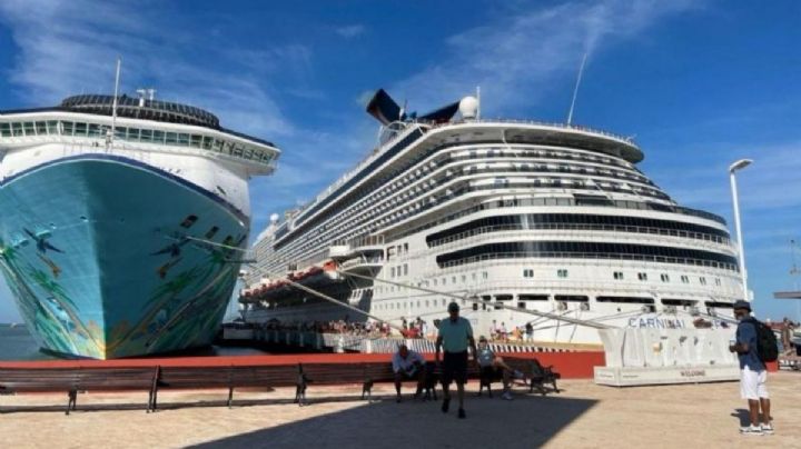 Yucatán cerrará el 2025 con 19 cruceros en diciembre y un nuevo récord de pasajeros