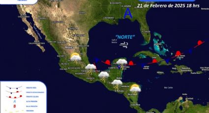 Frente frío 28 provocará lluvias y amanecer fresco