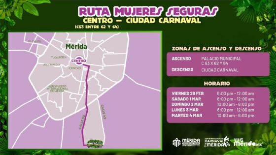 Se acerca el Carnaval de Mérida y habrá transporte gratuito para llegar