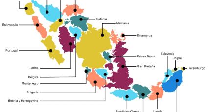 Cuatro países europeos caben en la Península de Yucatán