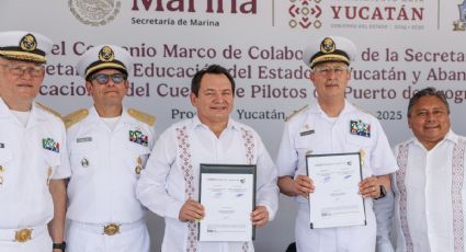 Gobierno de Yucatán y SEMAR firman convenio para impulsar la Universidad del Mar en Progreso