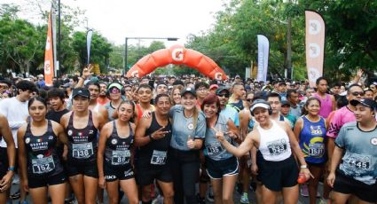 Destacan elementos de la Policía de Mérida en la Carrera “Aliados por la Seguridad".