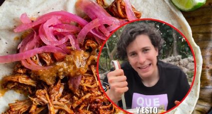 Tiktoker aprende a cocinar cochinita pibil con familia maya y enciende redes sociales