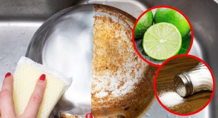 Jugo de limón y sal: el truco casero ideal para dejar tus sartenes quemados como nuevos