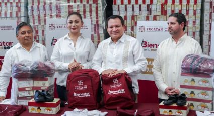 Gobierno de Yucatán entrega útiles escolares gratuitos a más de 268 mil estudiantes