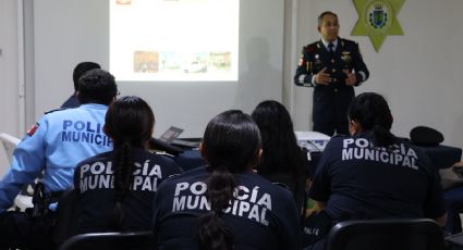 Elementos de la Policía Municipal reciben capacitación en Seguridad Nacional