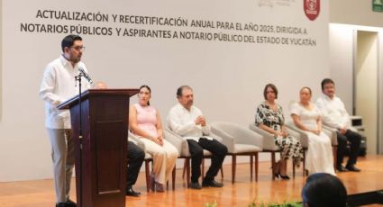 Notariado yucateco recibe actualización y recertificación