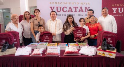 Regreso a Clases: Díaz Mena entrega rehabilitación y apoyos escolares en primaria de Progreso