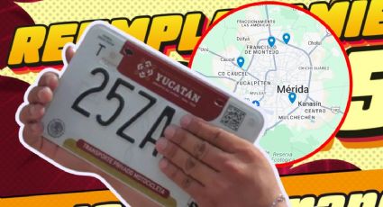 Estos son TODOS los módulos de reemplacamiento en Mérida | MAPA