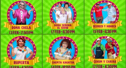 ¡Bomba! Todos los comendiantes en el Carnaval de Mérida 2026: Fechas y horarios