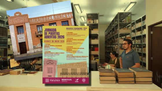 Jornada de Puertas Abiertas 2026: ¿Qué actividades habrá en la Biblioteca Yucatanense?