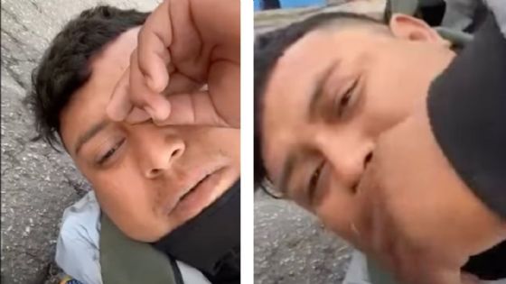 Joven yucateco tiene accidente de tránsito y hace transmisión en vivo para pedir ayuda