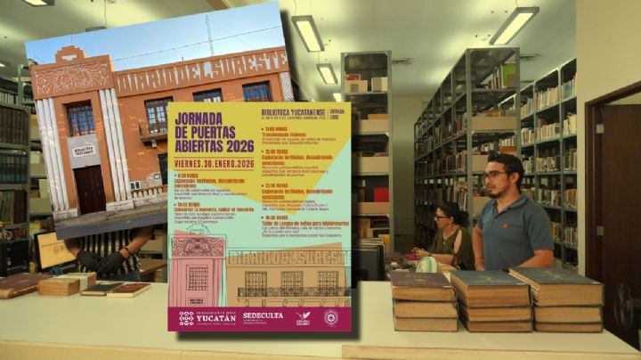 Jornada de Puertas Abiertas 2026: ¿Qué actividades habrá en la Biblioteca Yucatanense?