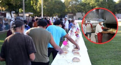 Día de Reyes en Yucatán: Cortan rosca de 250 metros y 2,100 muñequitos en el Cereso de Mérida