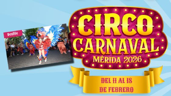 Carnaval de Mérida 2026: esta es la cartelera completa para el jueves 12 de febrero