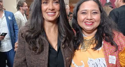 Orgullo yucateco: Conchi León brilla con Salma Hayek en Palacio Nacional