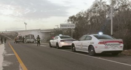 Incendio de ambulancia en la carretera Valladolid-Mérida: esto fue lo que pasó