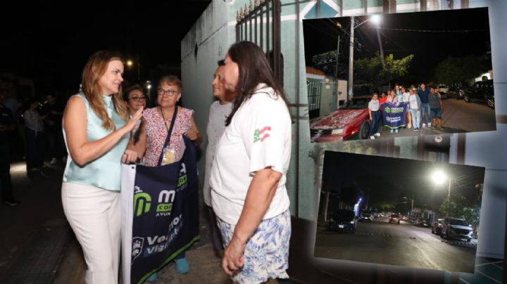 Cecilia Patrón avanza en la modernización total de las luminarias en Mérida