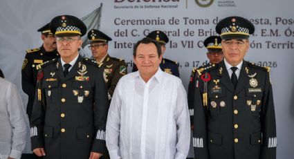 Toma protesta el coordinador interino de la Guardia Nacional en Yucatán; asiste el gobernador Joaquín Díaz Mena