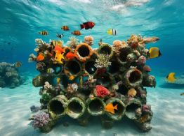 Yucatán instala sus primeros arrecifes artificiales; así es el proyecto que inovará el ecositema