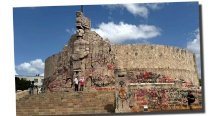 Restauran monumentos históricos en Mérida tras marchas del 8M: así avanzan los trabajos