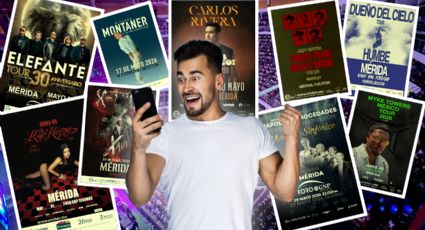Desde Kenia Os hasta Carlos Rivera | Todos los Conciertos en Mérida en MAYO 2026: fechas y precios