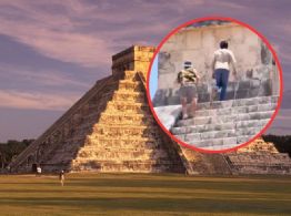 Turistas extranjeros suben pirámide de Chichén Itzá y generan indignación en redes sociales | VIDEO