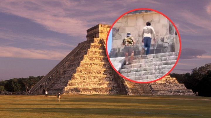 Turistas extranjeros suben pirámide de Chichén Itzá y generan indignación en redes sociales | VIDEO