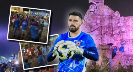 ¡Ni la lluvia los detuvo! Así vivió Mérida la victoria del Cruz Azul y las imágenes ya son virales