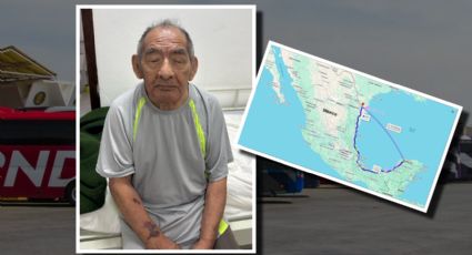 Don Gustavo de 70 años viajó desde Yucatán hasta Tamaulipas y nadie lo recibió: el DIF ya pide apoyo