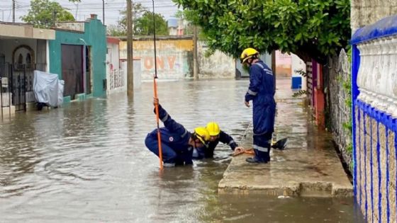 Advierten otros cinco días de intensas lluvias en Yucatán