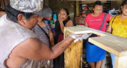 Integrantes de “Manos Juntas” aprenden a construir fogones en alto en San Antonio Chuc