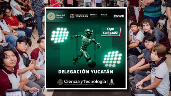 Copa FutBotMX 2026: jóvenes yucatecos clasifican a la gran final de robótica en México